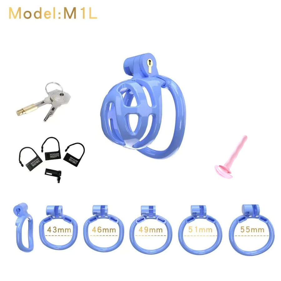 Small Chastity Cage 5 with Catheter Colors to choose, gallery view 5