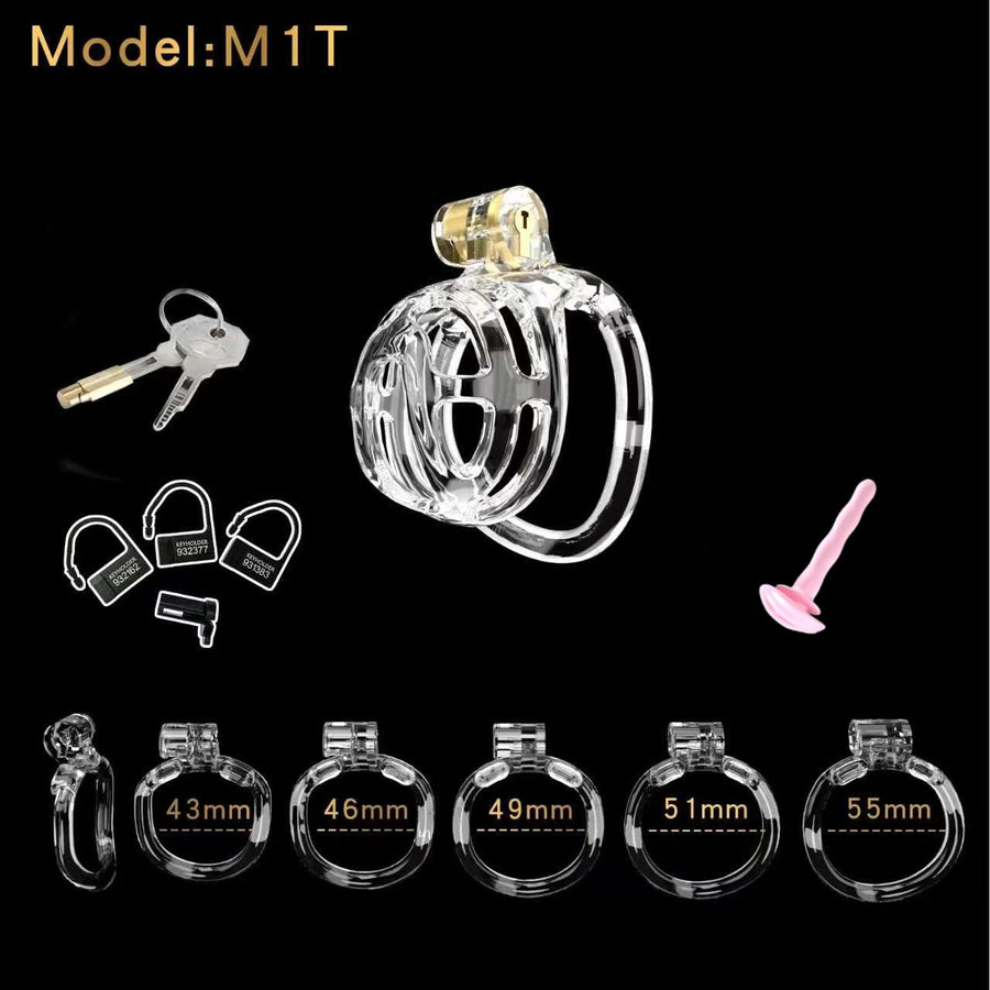 Small Chastity Cage 5 with Catheter Colors to choose, gallery view 22