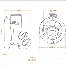 Charger l&#39;image dans la galerie, Rhino Horn Chastity Cage Tease
