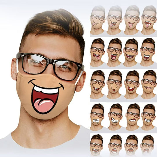 Ridiculous Print Sex Mouth Masks product view