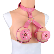 Charger l'image dans la galerie, Pink harness front three-quarter view on mannequin
