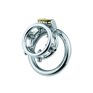 Screw Stainless Steel Chastity Cage
