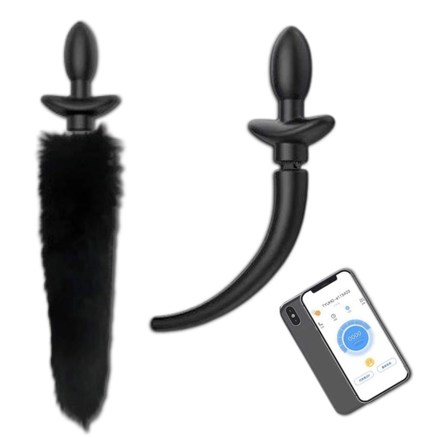 QIUI Shake Tail Shock Butt Plug Remotely (Vibration And Electric Shock), gallery view 6