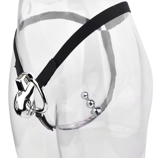 Short Smooth Stainless Steel Cobra Cage with Belt product view