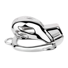 Lade das Bild in den Galerie-Viewer, Short Smooth Stainless Steel Mamba Cage with Belt in alternate gallery view 13
