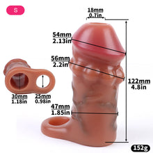 Lade das Bild in den Galerie-Viewer, Real Feel Silicone Cock Sleeve
