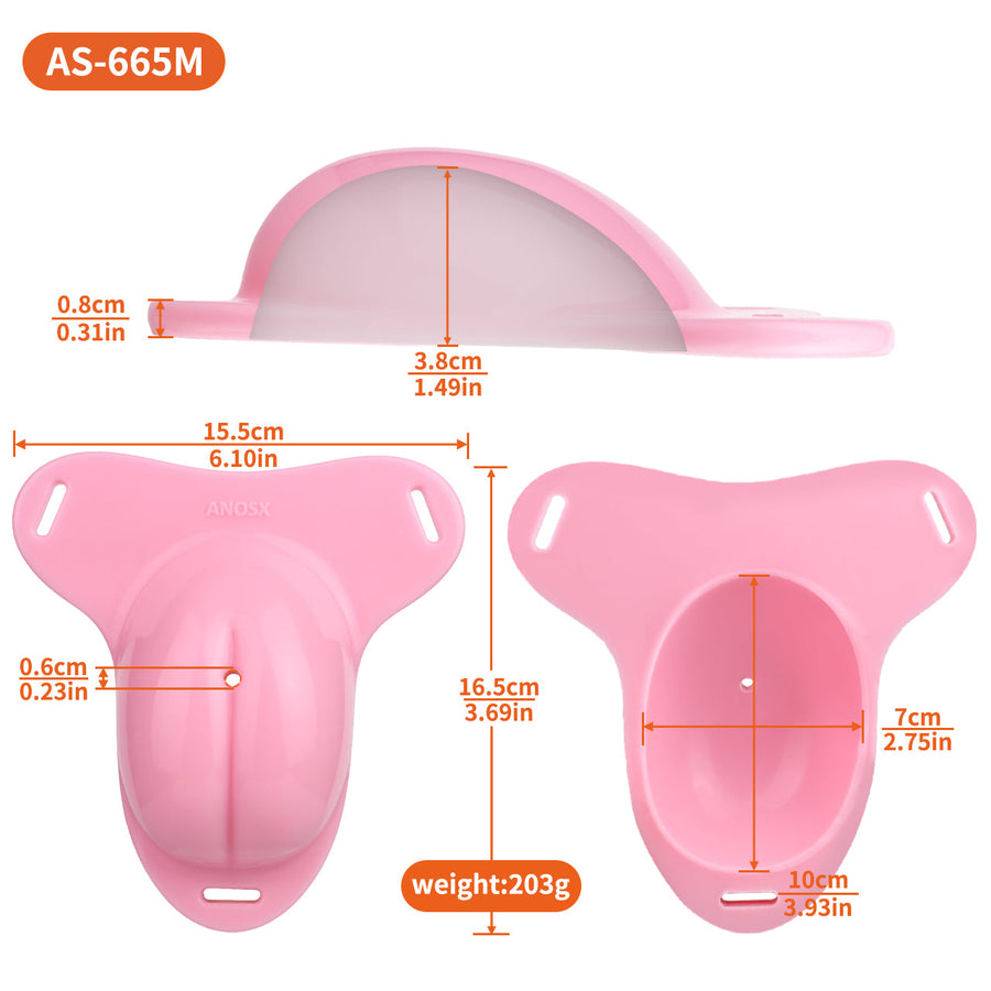 Sissy Silicone Chastity Cage with Belt 23