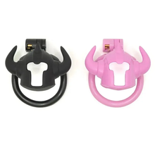 Load image into Gallery viewer, Sissy Bullhorn Chastity Cage
