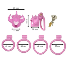 Load image into Gallery viewer, Sissy Bullhorn Chastity Cage

