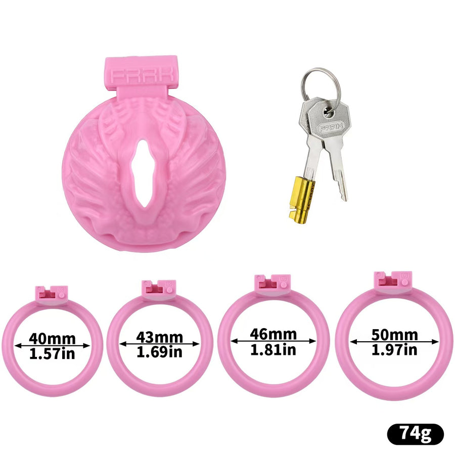 Sissy Pussy Chastity Cage -size