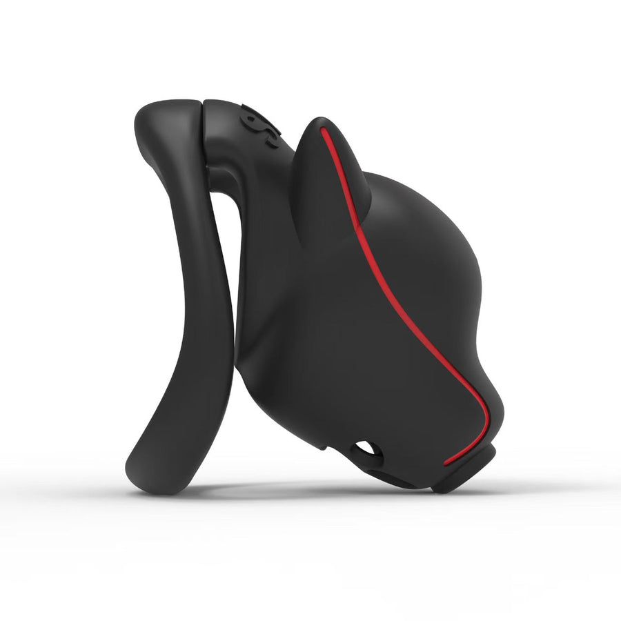Slave Dog Head Chastity Cage - Invisible Version 3