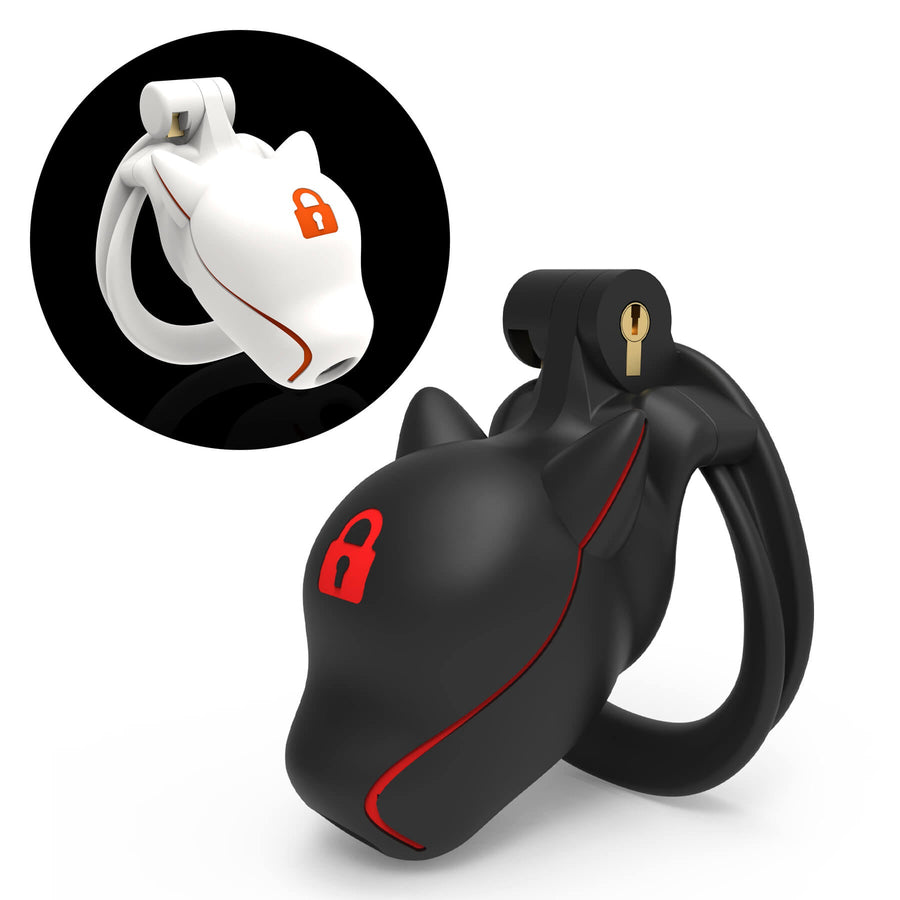Slave Dog Head Chastity Cage product view