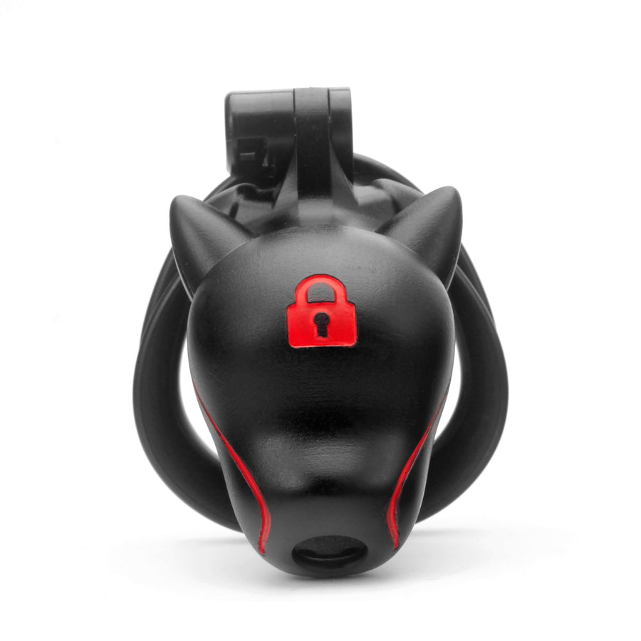 Slave Dog Head Chastity Cage, gallery view 3