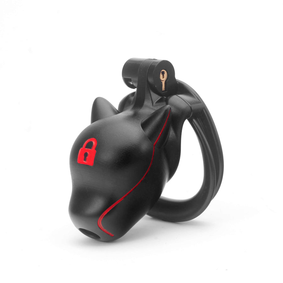 Slave Dog Head Chastity Cage, gallery view 4