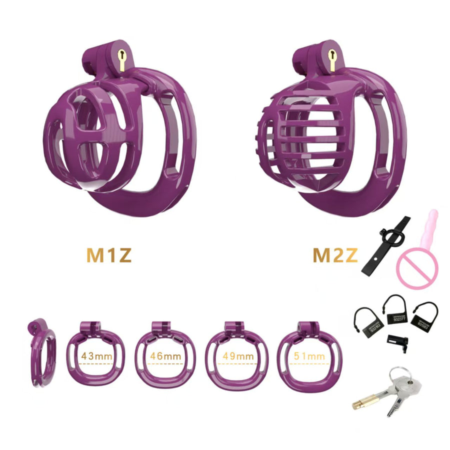 Small Chastity Cage 5 Colors to choose - purple 