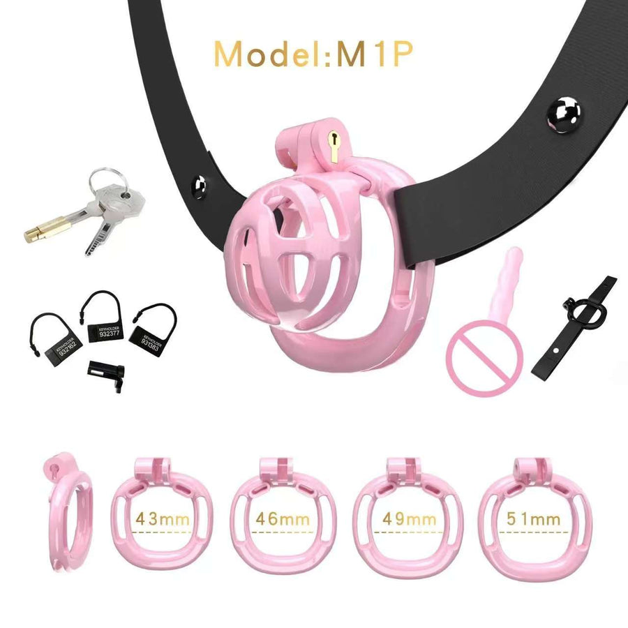 Small Chastity Cage 5 with Catheter Colors to choose, gallery view 3