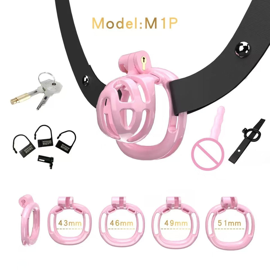 Small Chastity Cage 5 with Catheter Colors to choose, gallery view 11