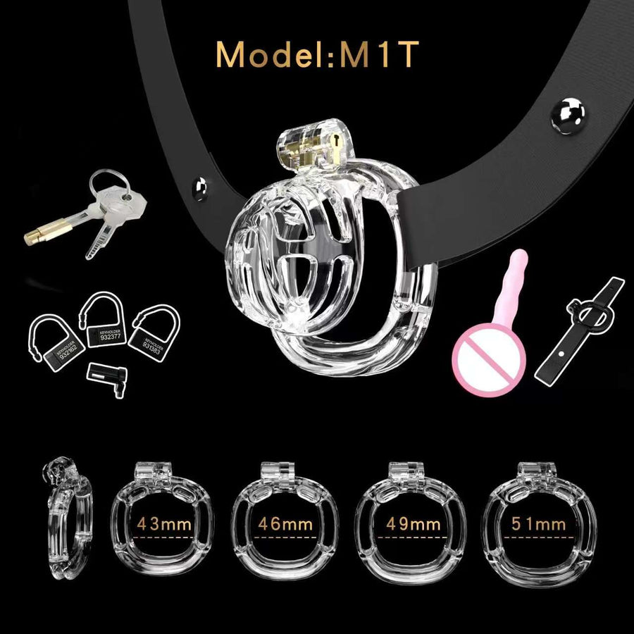Small Chastity Cage 5 with Catheter Colors to choose, gallery view 20