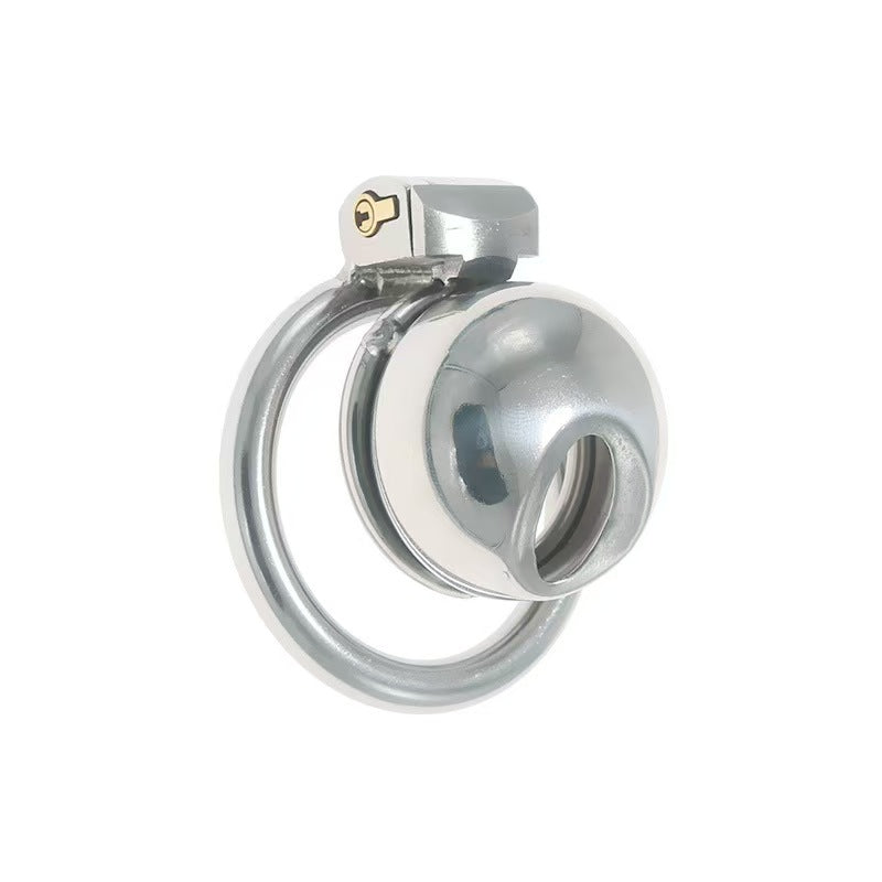 Small Steel Chastity Cage Easy To Pee -9