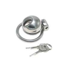 Load image into Gallery viewer, Small Steel Chastity Cage Easy To Pee -7
