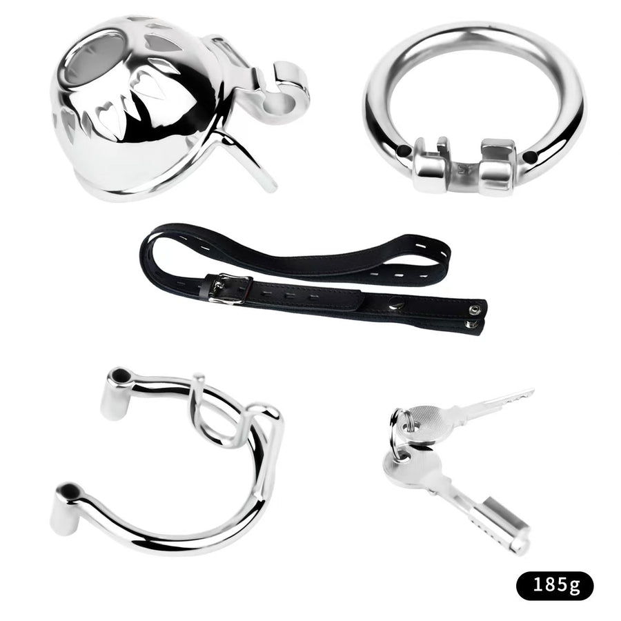 Small Chastity Cage with PA -6