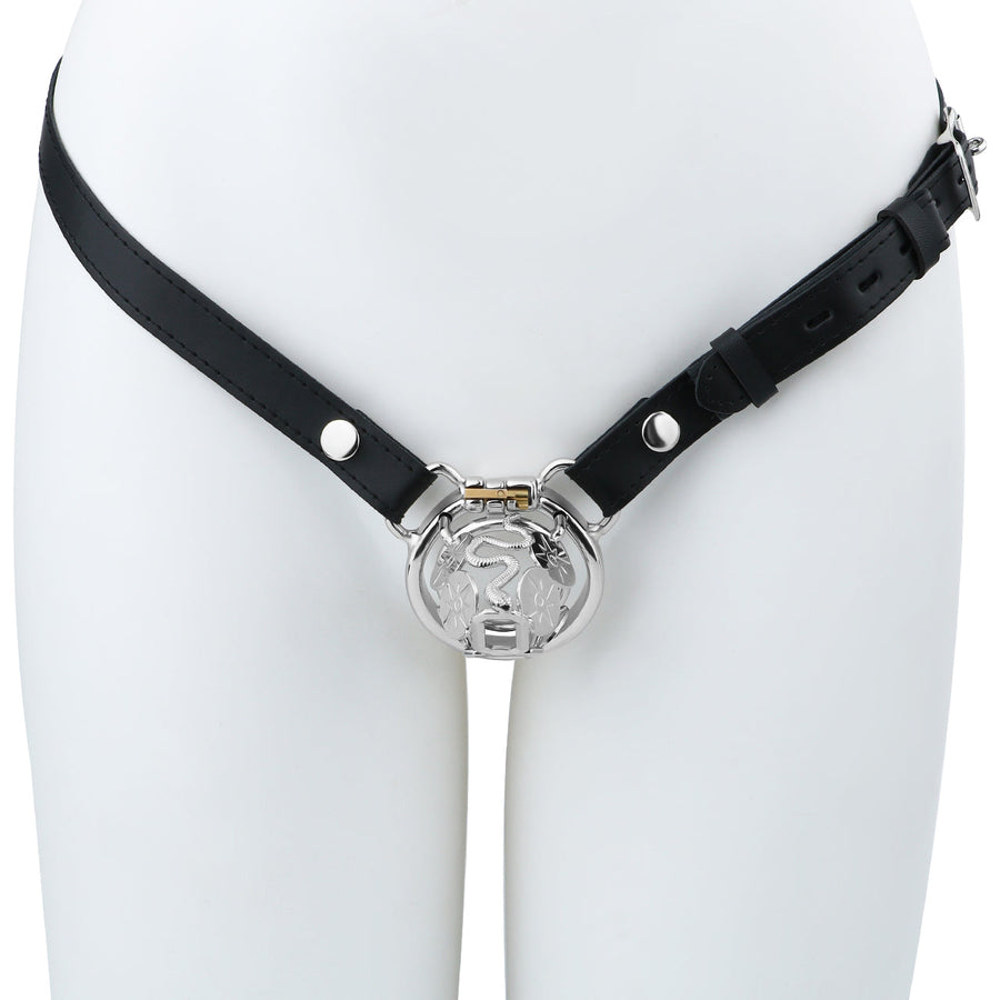 Snake Premium Metal Chastity Cage - 9