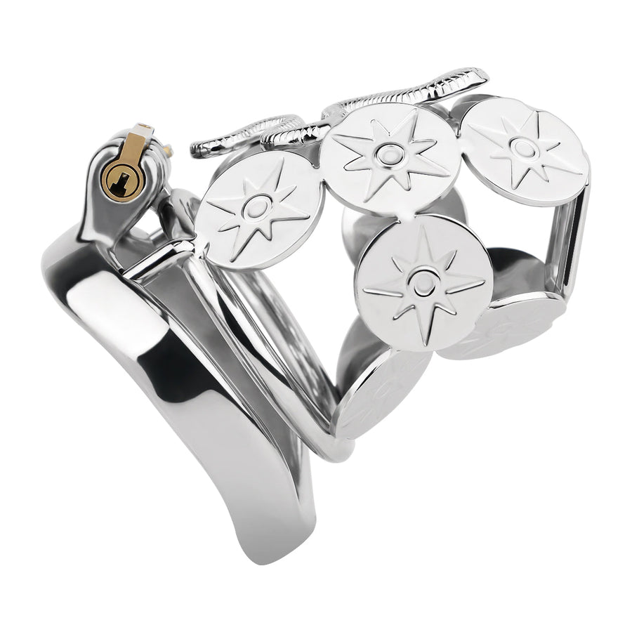 Snake Premium Metal Chastity Cage - 18