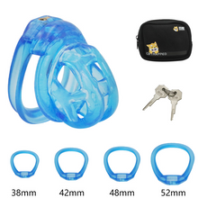 Charger l'image dans la galerie, Soft Rubber Cobra Chastity Discreet
