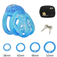Charger l'image dans la galerie, Soft Rubber Cobra Chastity Discreet
