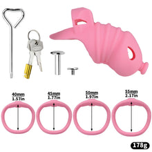 Load image into Gallery viewer, Soft Silicone Chastity Cage -21
