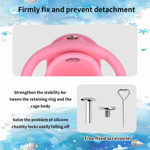 Soft Silicone Chastity Cage -26