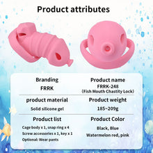 Load image into Gallery viewer, Soft Silicone Chastity Cage -28
