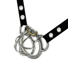 Load image into Gallery viewer, Split Small Steel Chastity Cage
