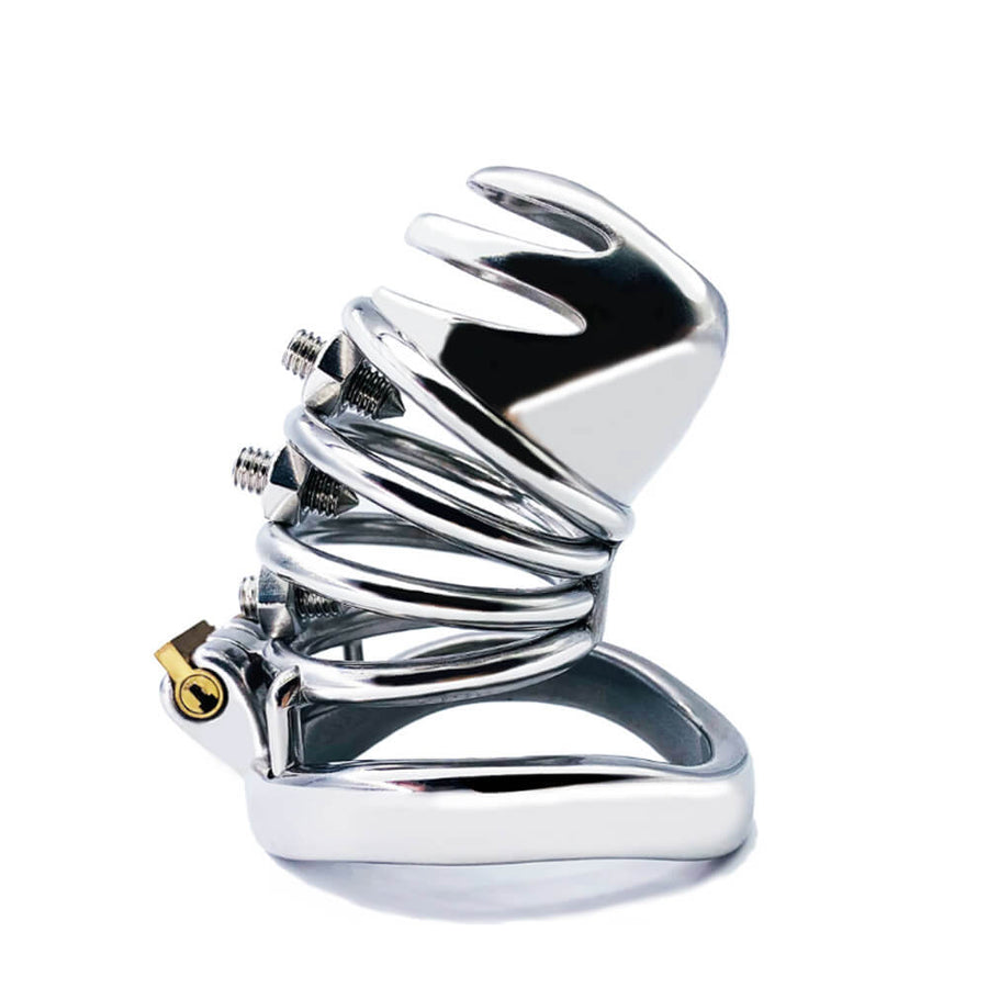 Stainless Steel With Urine Orifice Chastity Device product view