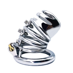 Stainless Steel With Urine Orifice Chastity Device