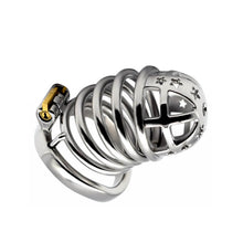 Load image into Gallery viewer, Star Stainless Steel Chastity Cage
