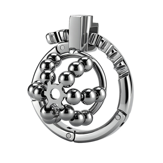 Steel Ball Metal Chastity Lock - 1
