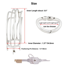 Charger l'image dans la galerie, Steel Big Chastity Cage - 2
