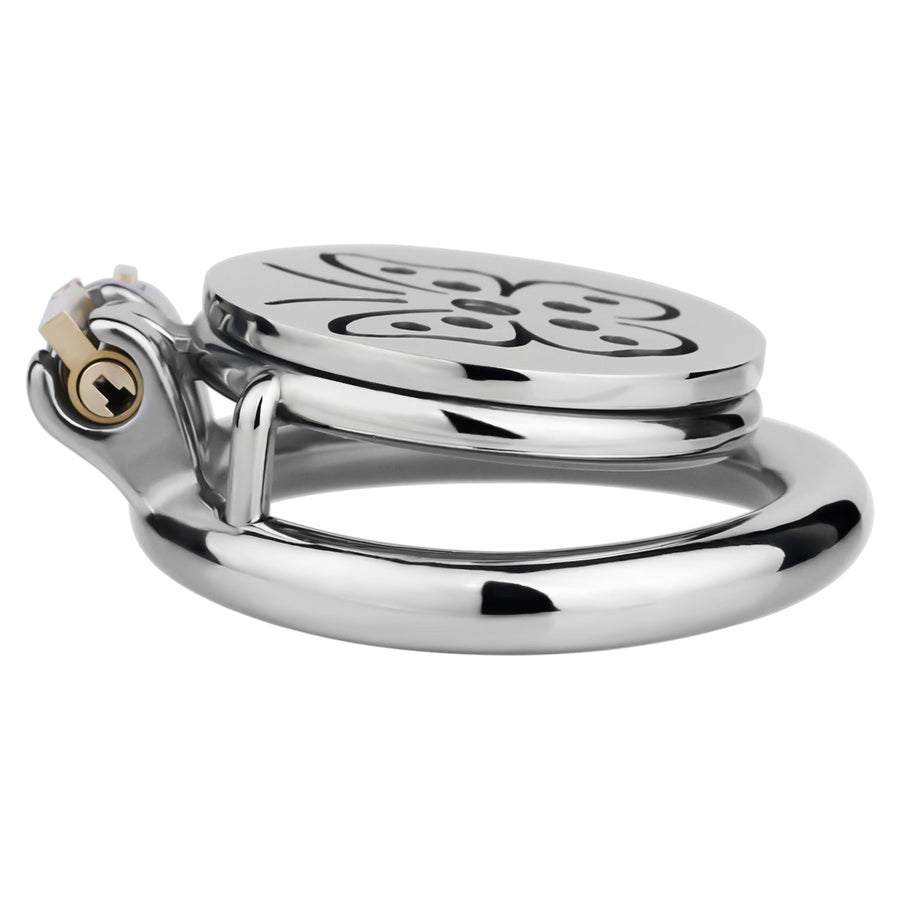 Steel Butterfly Flat Chastity Lock - 20