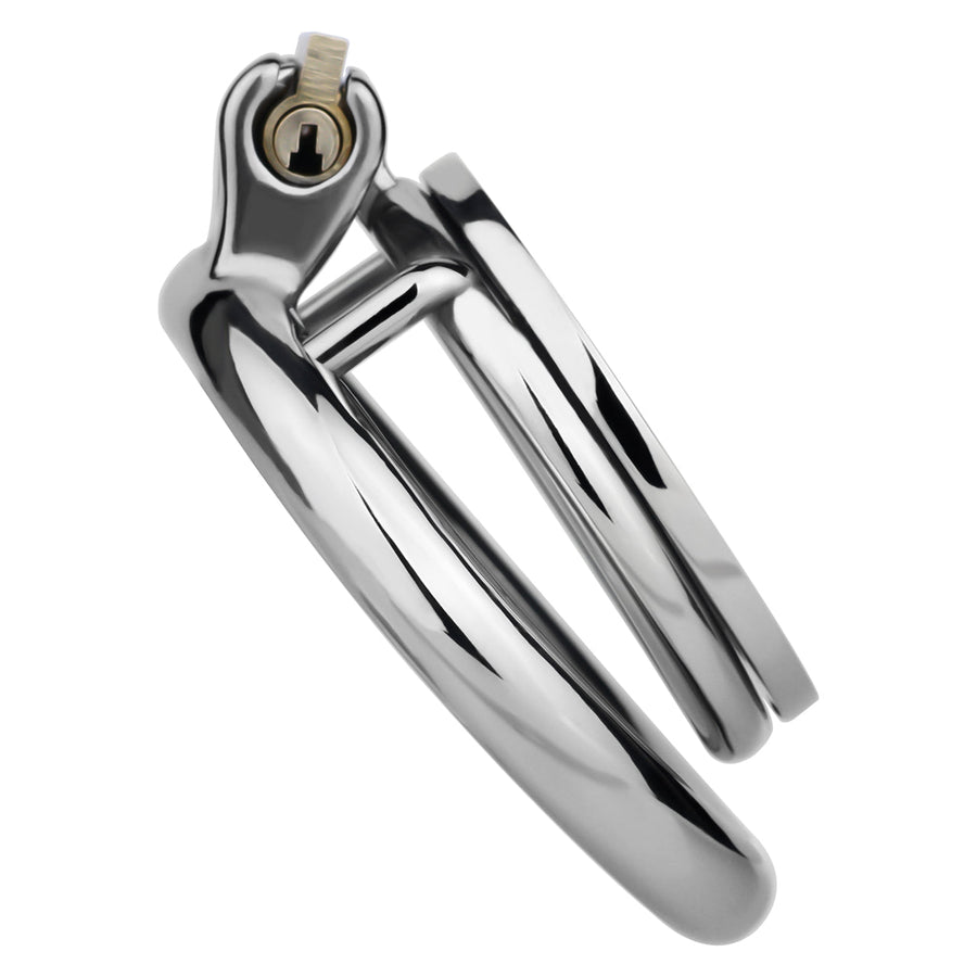Steel Butterfly Flat Chastity Lock - 11