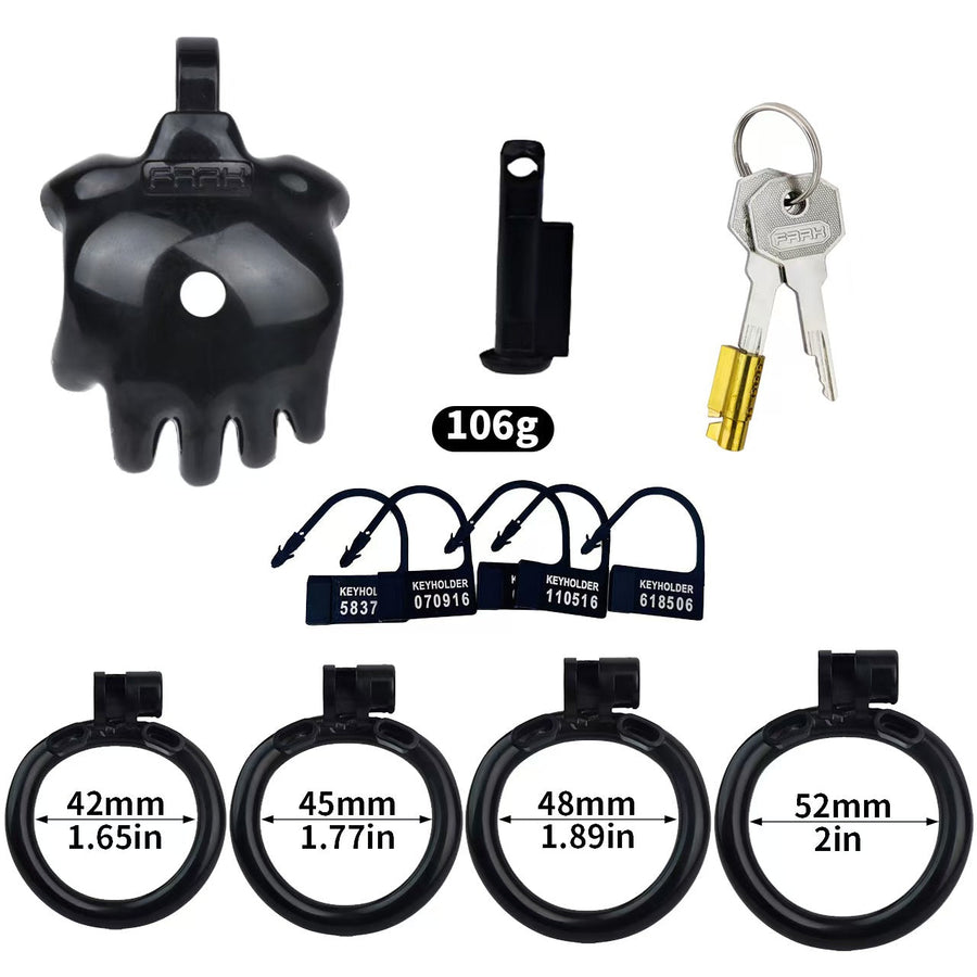 The Hand of Desire Holding Chastity Cage - black cage component
