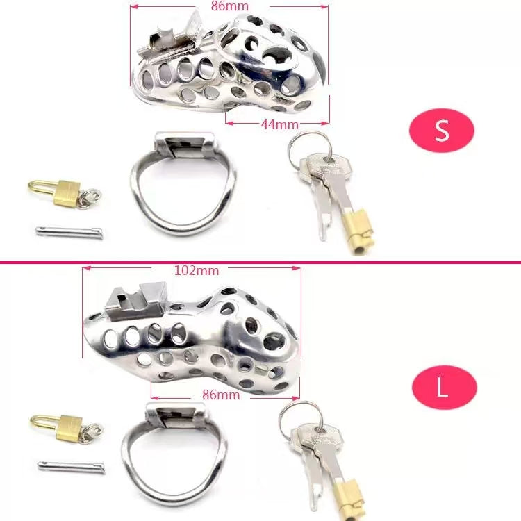 The Intensive Cell Steel Chastity Cage