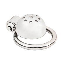 Load image into Gallery viewer, The Press-Type Metal Chastity Cage
