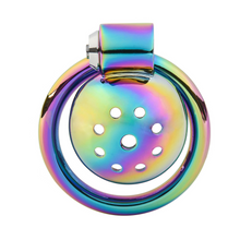 Load image into Gallery viewer, The Press-Type Metal Chastity Cage
