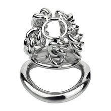 Lade das Bild in den Galerie-Viewer, Thick Chainmail Steel Chastity Lock - 12
