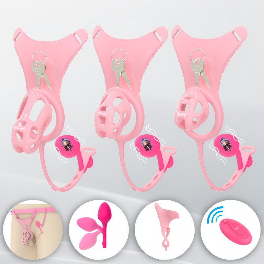Upgrade Cobra Chastity Cage With Underwear And Plug, gallery view 4