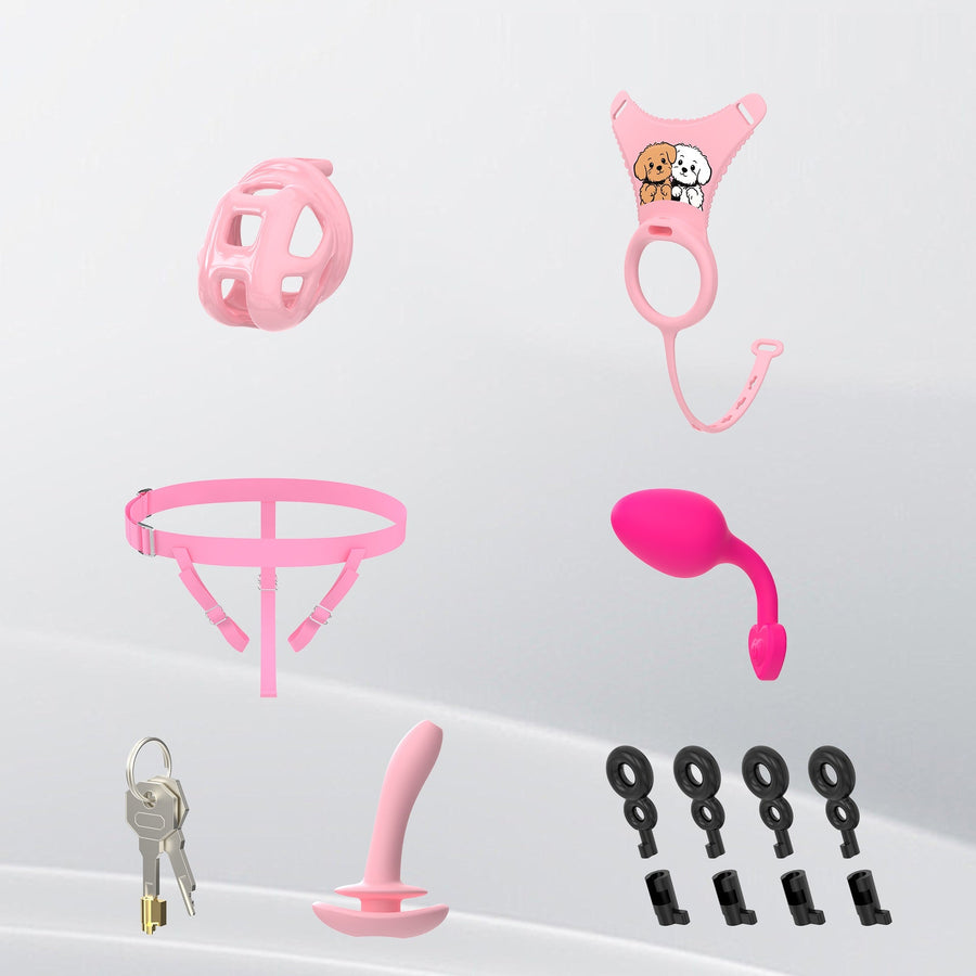 Upgrade Cobra Chastity Cage With Underwear And Plug, gallery view 10