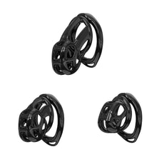 Charger l'image dans la galerie, Upgrade Invisible Black Cobra Chastity Cage 

