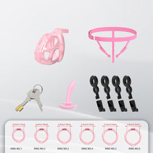 Charger l'image dans la galerie, Upgrade Invisible Pink Cobra Chastity Cage 4
