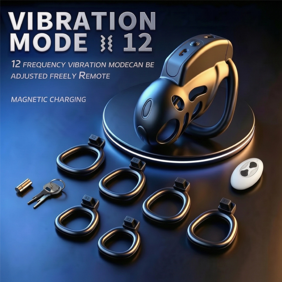 War Dragon Pro Remote Chastity Cage, gallery view 4